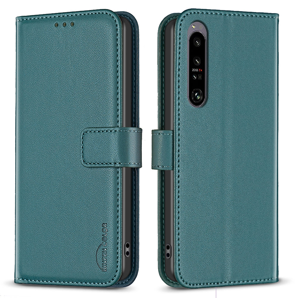BINFEN COLOR BF17 For Sony Xperia 1 VI Magnetic Phone Case Leather Flip Stand Cover BINFEN COLOR BF17 For Sony Xperia 1 VI Magnetic Phone Case Leather Flip Stand Cover